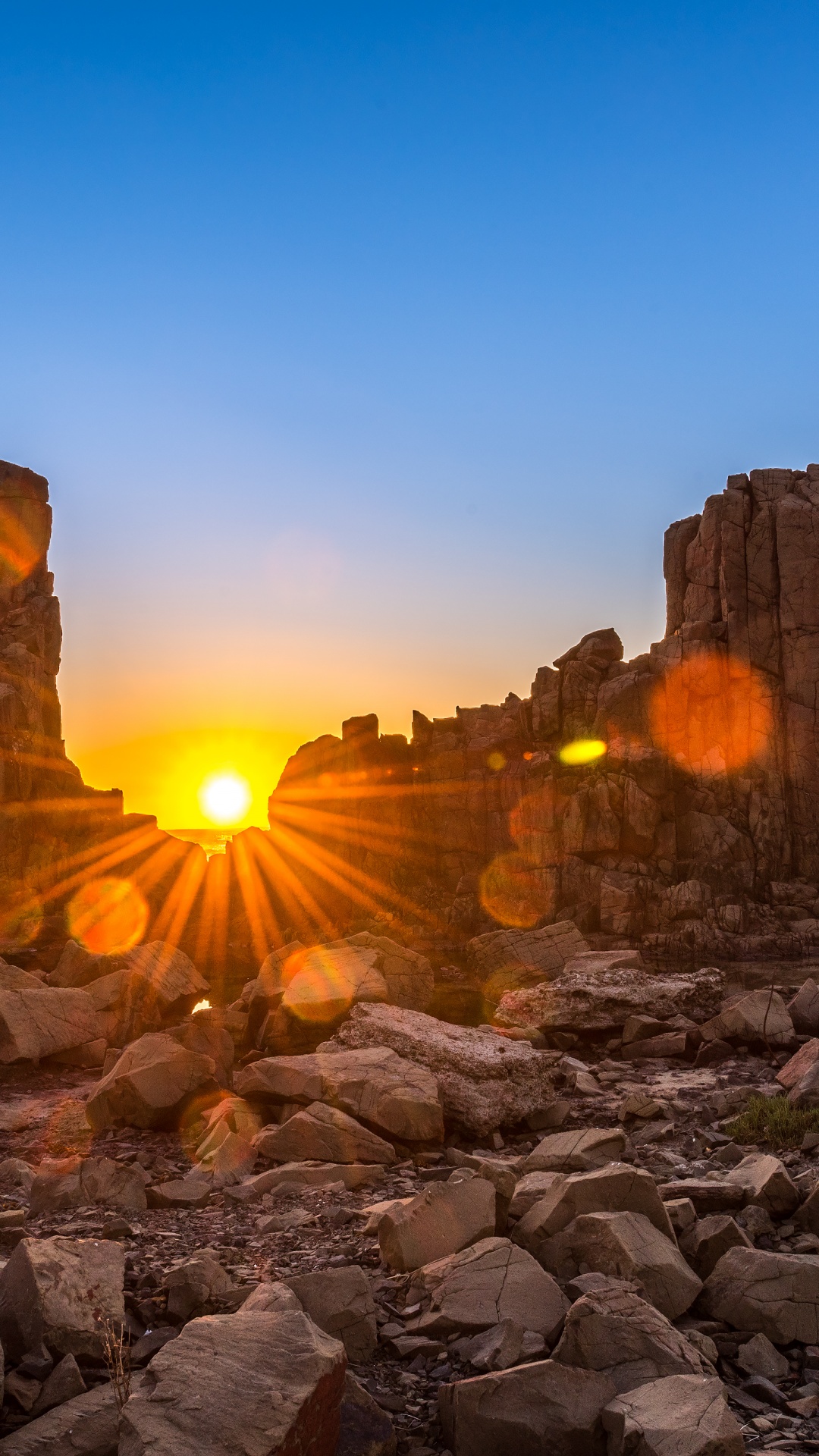 Bombo Headland Quarry Wallpaper 4K, Sunrise, Australia, Geological Site